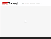 Tablet Screenshot of legnomontaggi.com